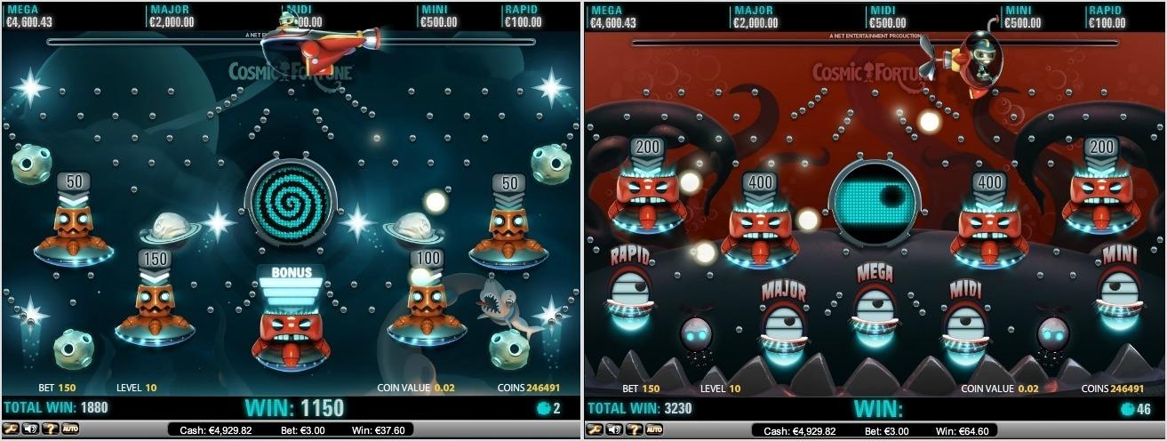 NetEnt jackpots Cosmic Fortune SoftGamings