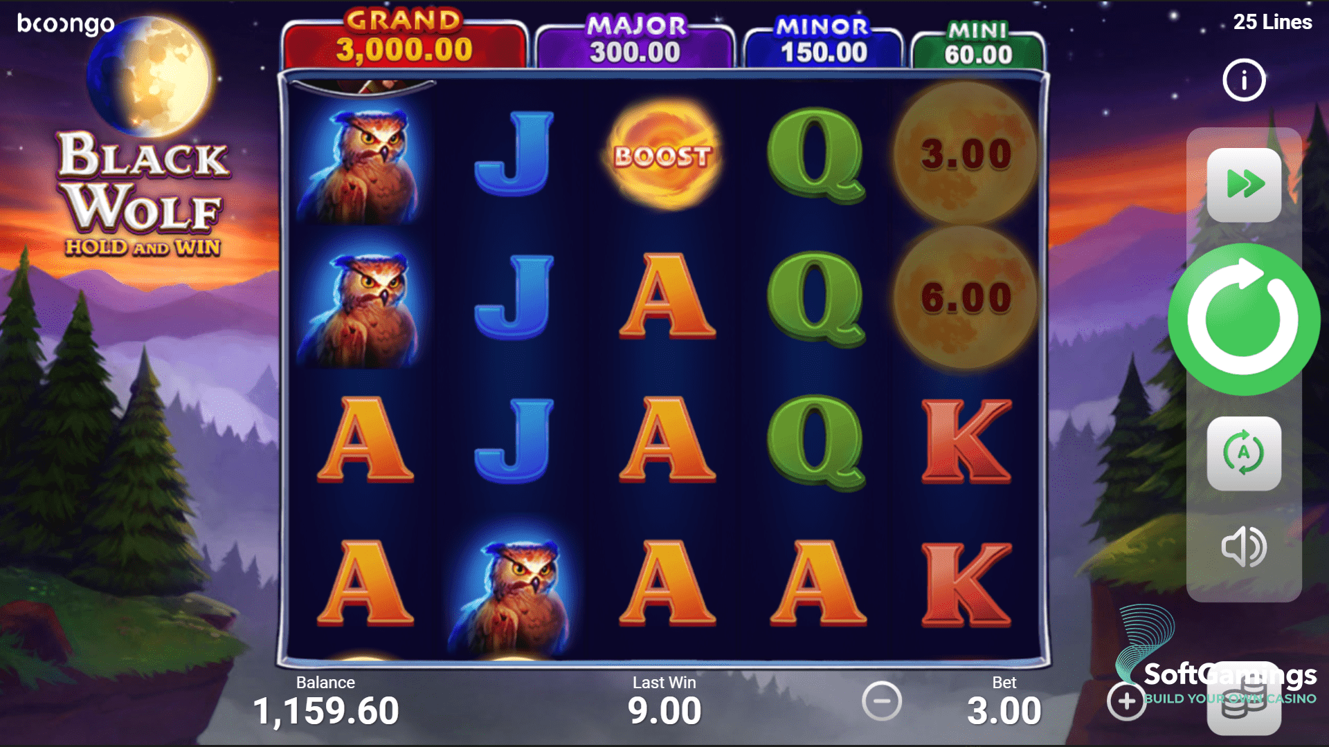 Black Wolf: Hold and Win