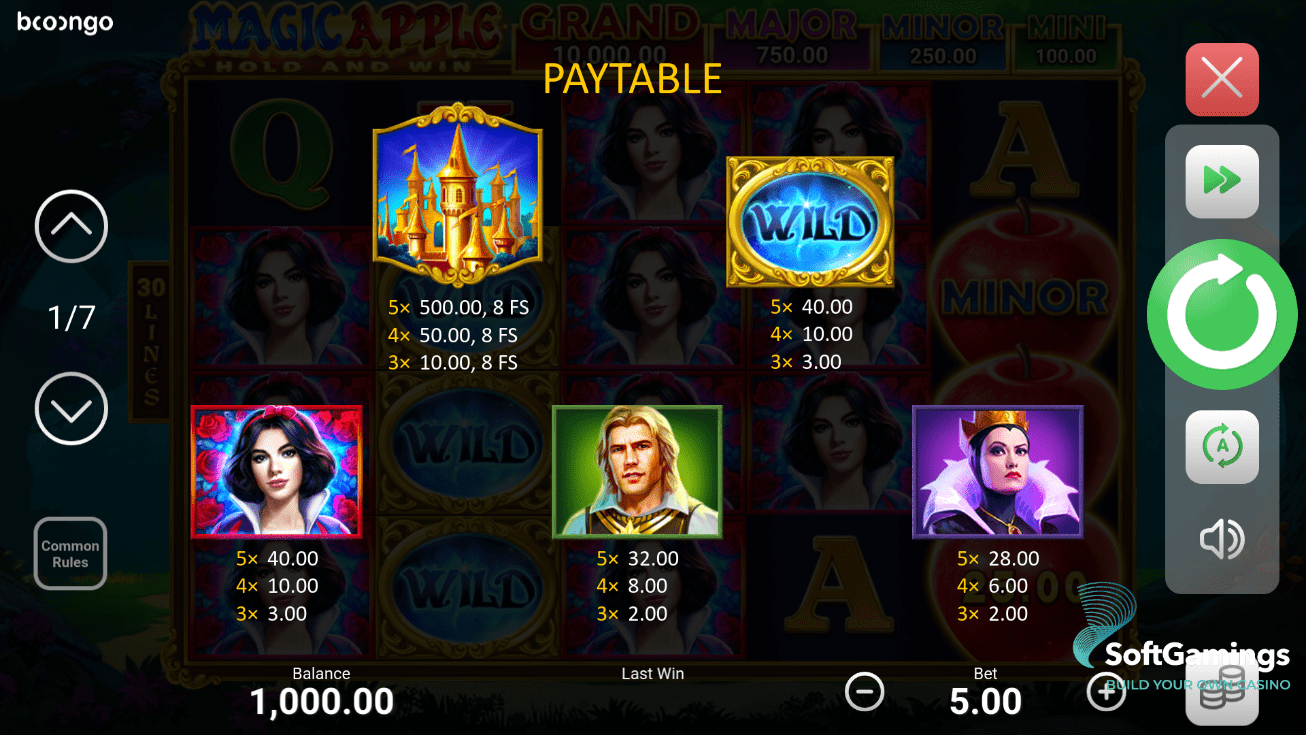 Magic Apple: Hold and Win