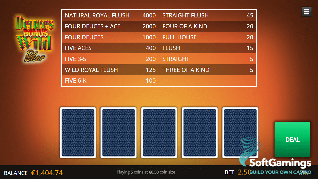 Bonus Deuces Wild