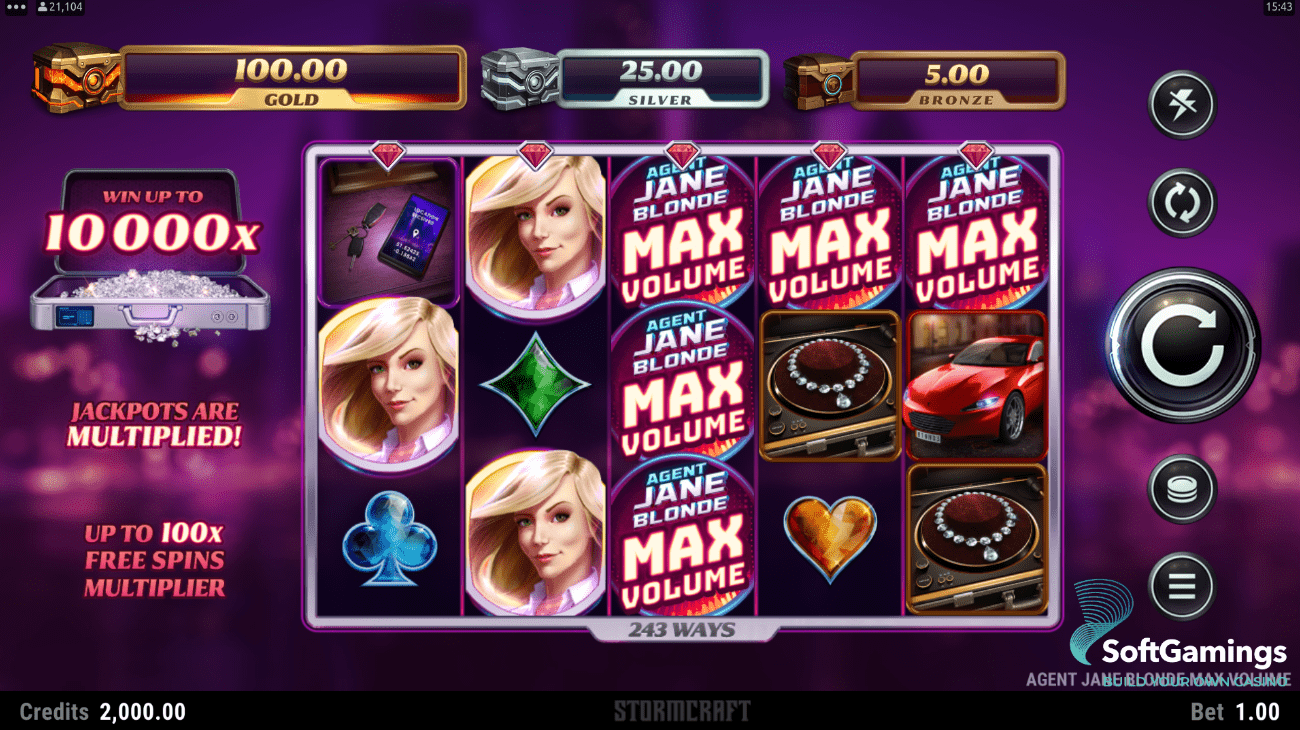 Agent Jane Blonde Max Volume