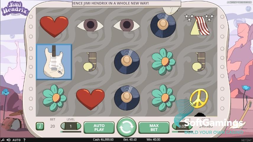 Jimi Hendrix Online Slot