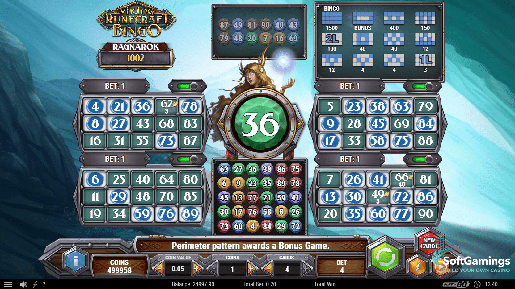 Viking Runecraft Bingo
