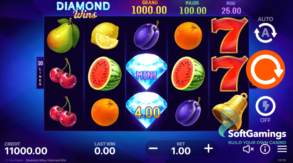 Diamond Wins: Hold and Win