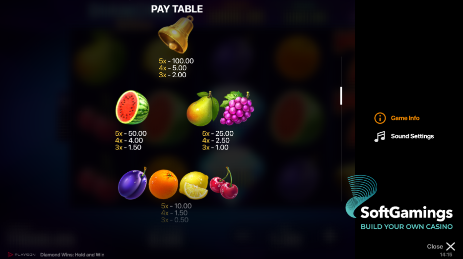 Diamond Wins: Hold and Win