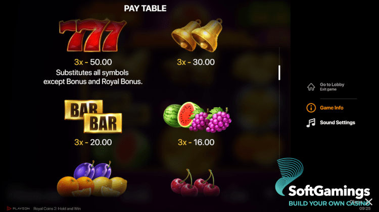 Royal Coins 2: Hold and Win