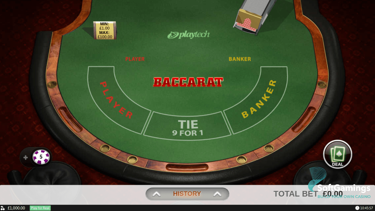 Baccarat Without Sidebets
