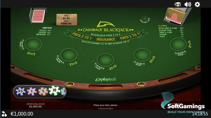 Blackjack Cashback