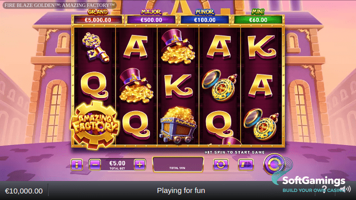 Fire Blaze Golden: Amazing Factory
