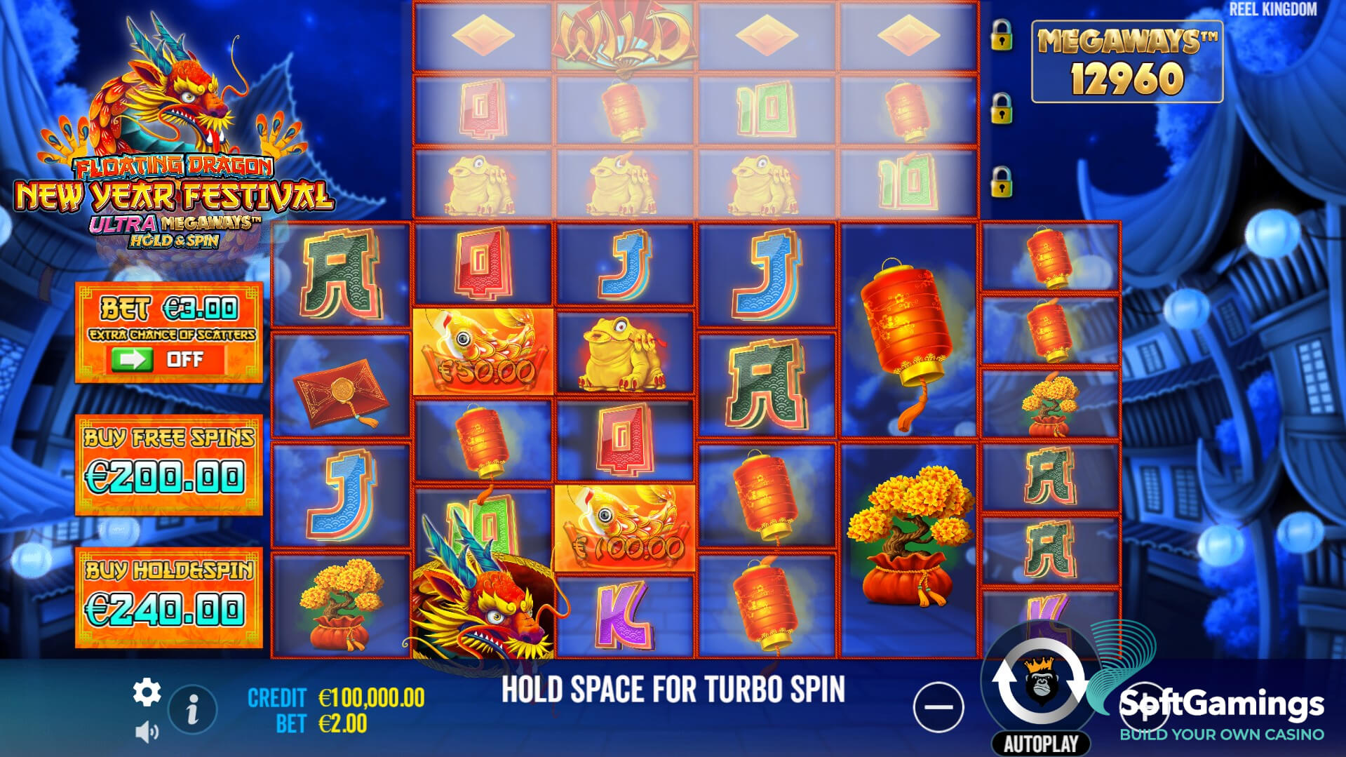 Floating Dragon New Year Festival Ultra Megaways