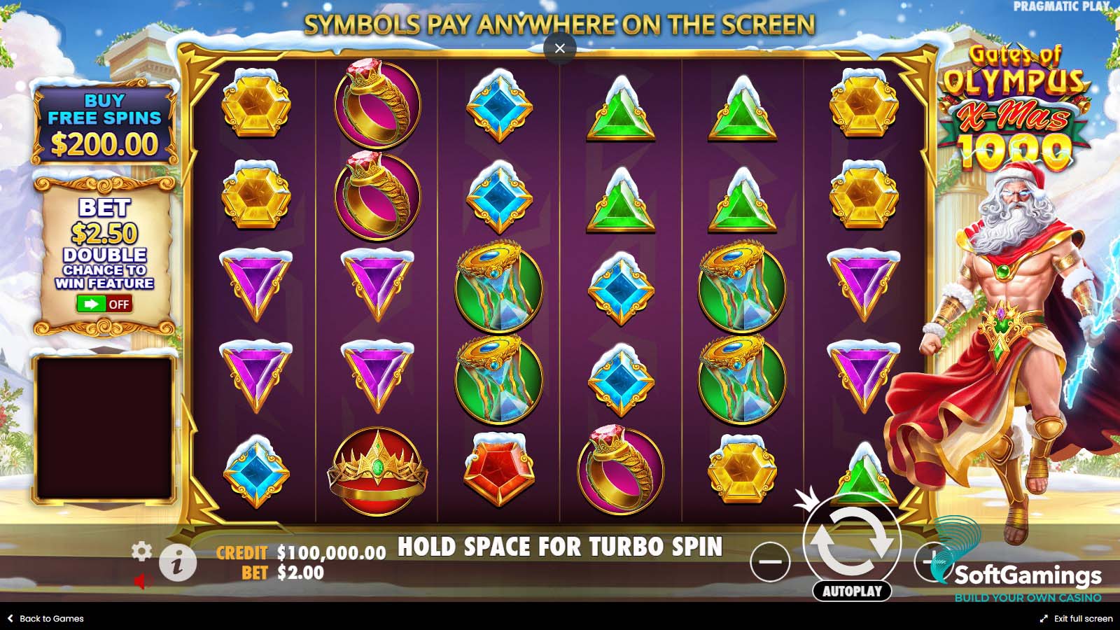 Gates of Olympus Xmas 1000