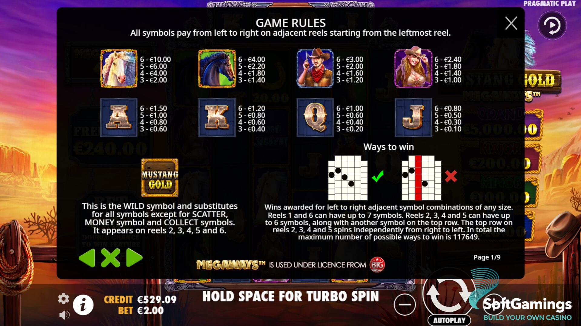 Mustang Gold Megaways™