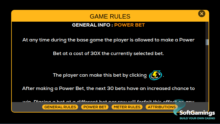 Golden Vault of the Pharaohs Power Bet