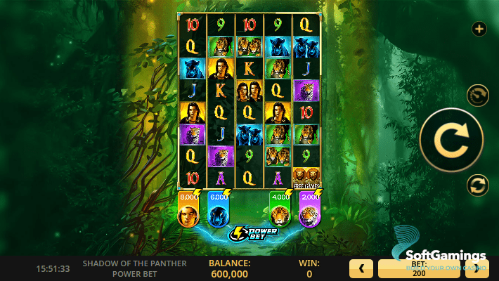 Shadow Of The Panther Power Bet