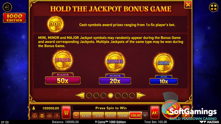 9 Coins 1000 Edition