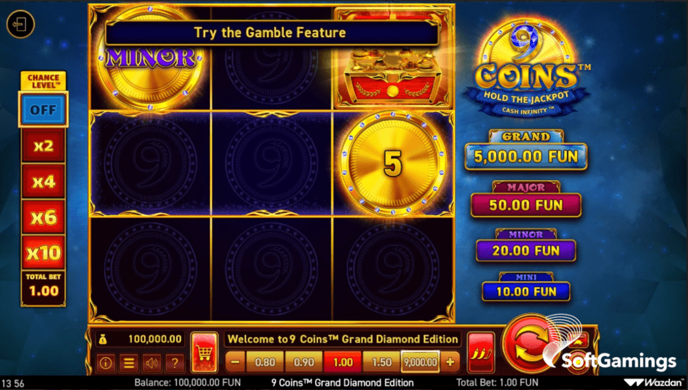 9 Coins™ Diamond Burning Board™