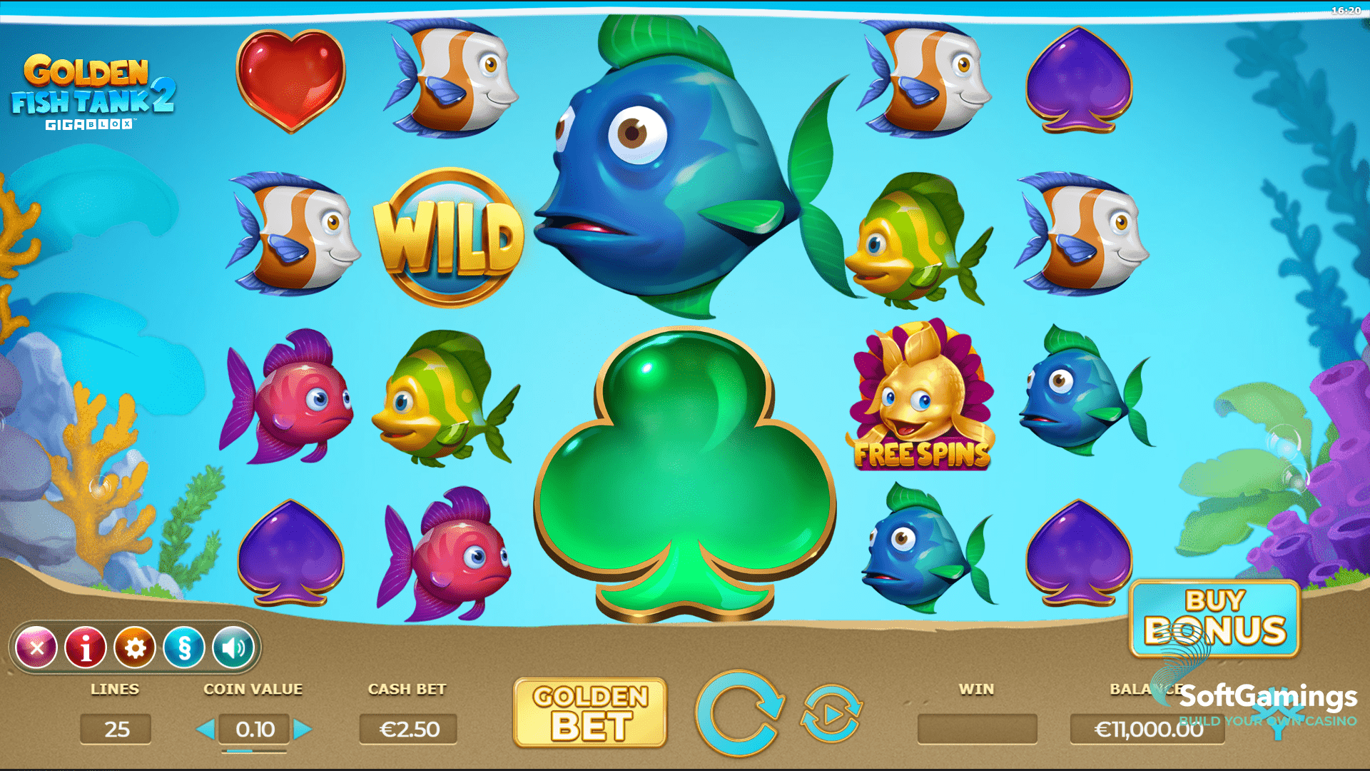 Golden Fish Tank 2 Gigablox