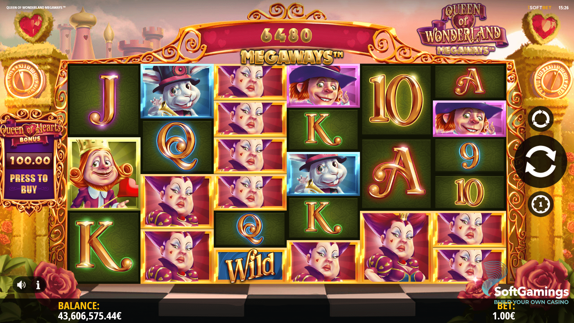 Queen of Wonderland Megaways